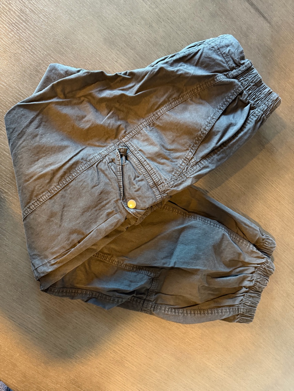 Garage Cargo Jogger Pants in Charcol
